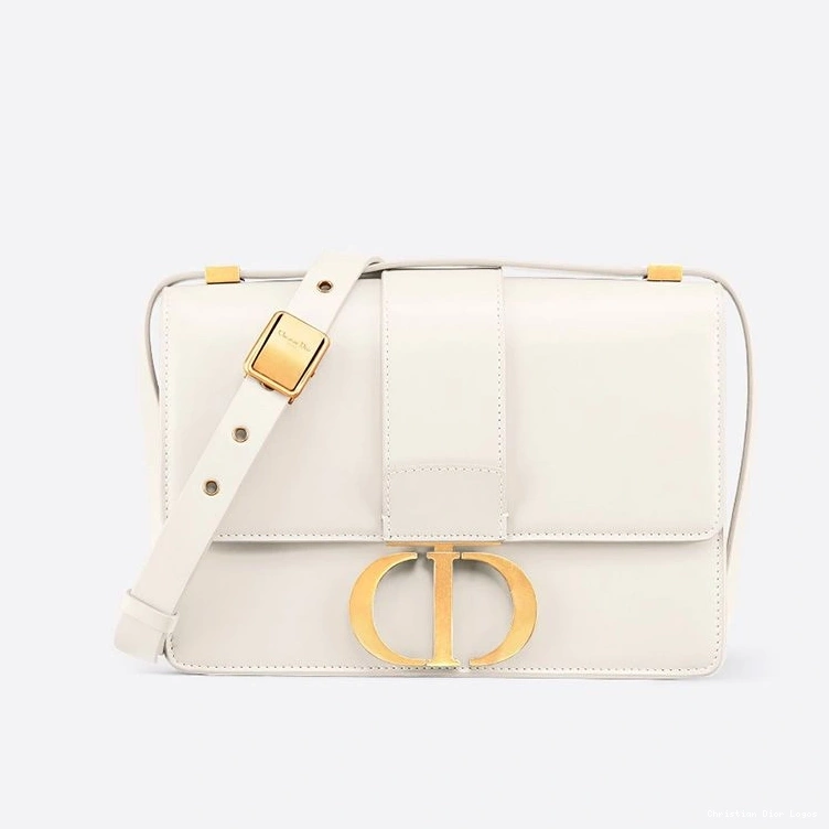 Cheap White Calfskin Dior Montaigne Box 30 Bag 0807 Luxury